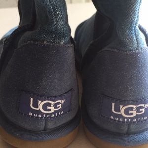 Denim UGG boots